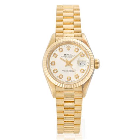 rolex 69178 datejust full set 1986|Rolex. A lady's 18K gold automatic calendar bracelet watch.